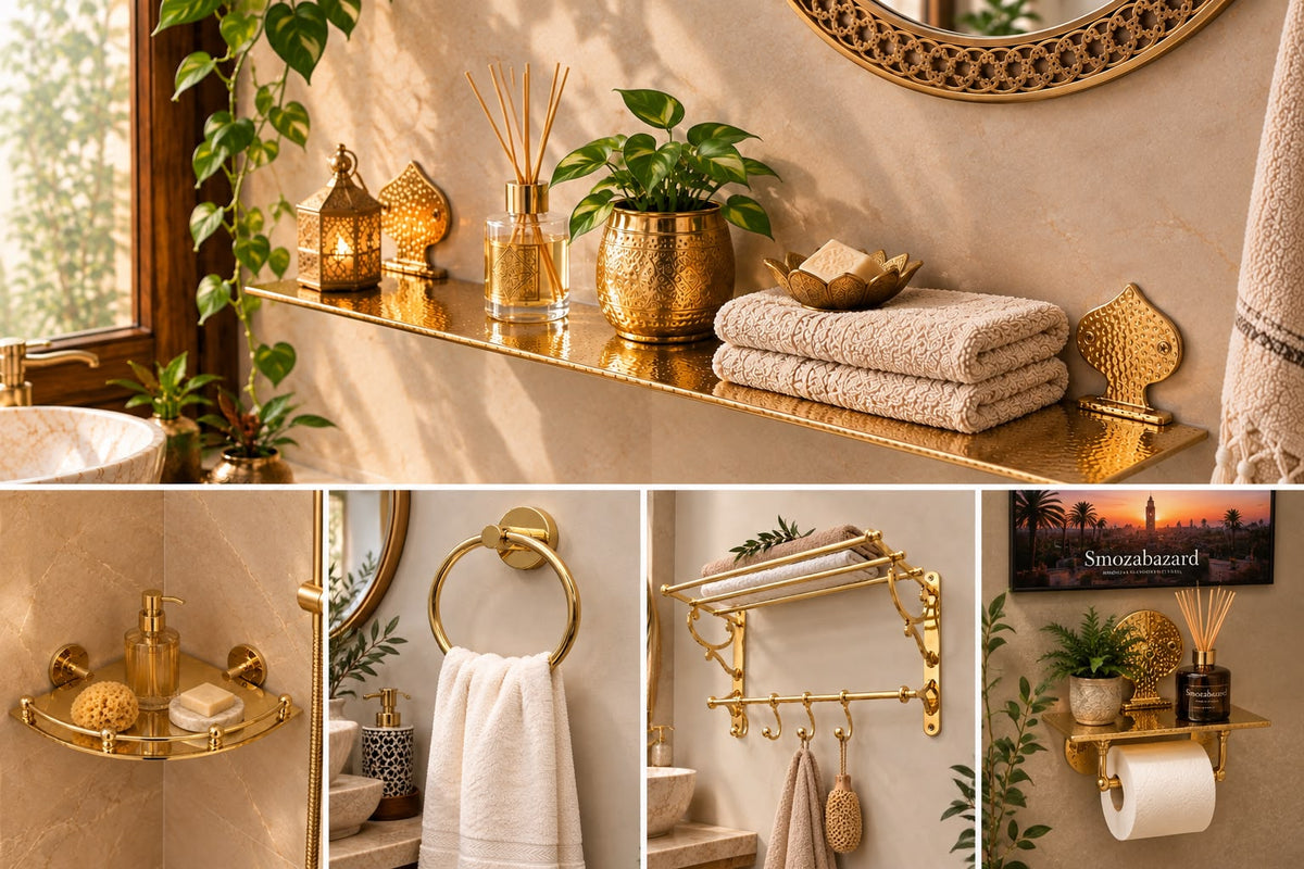 Handcrafted Moroccan Brass Home Accessories