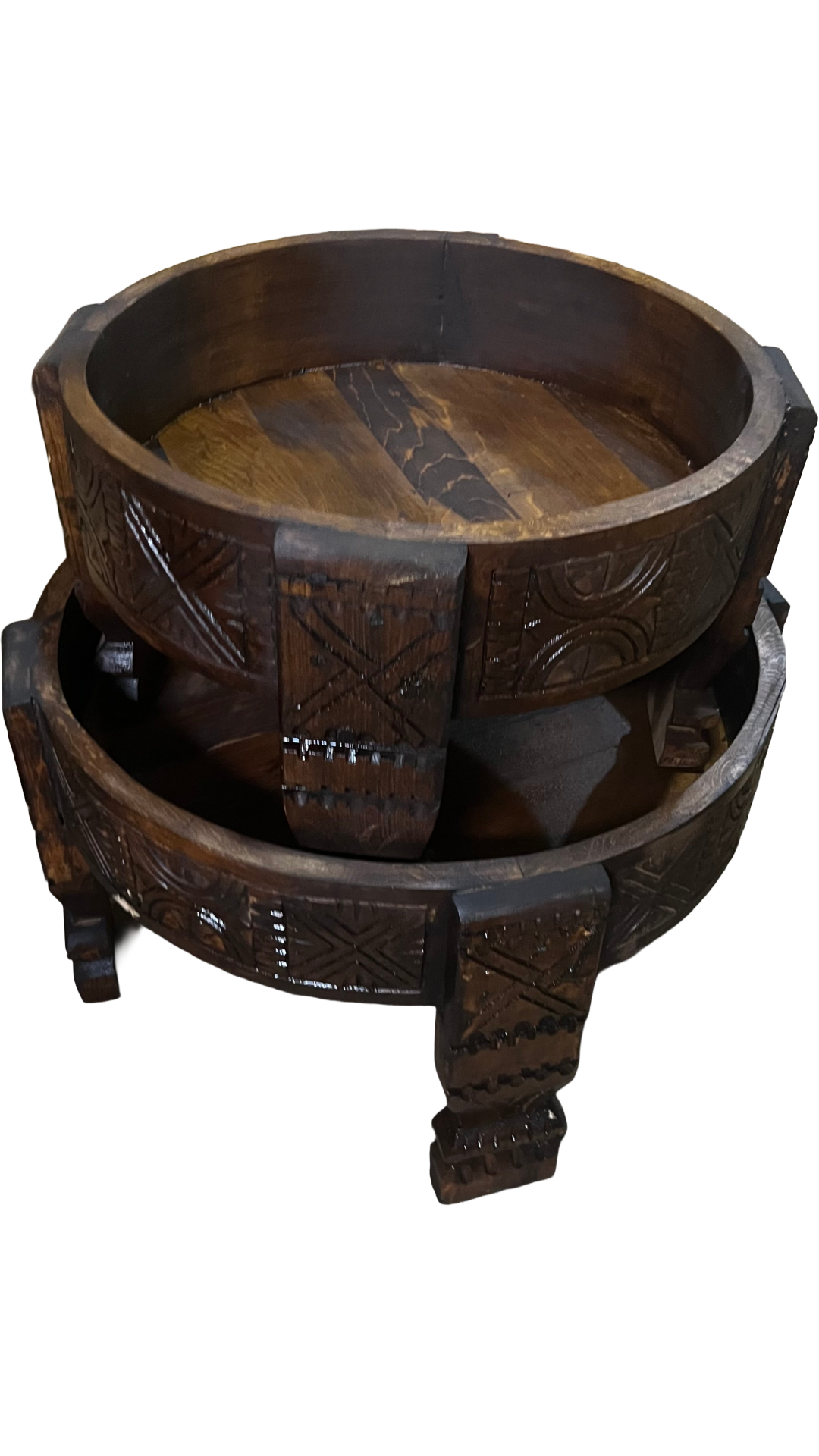 Hand painted Moroccan side table,oriental accents table, solid wood ,handmade boho decor