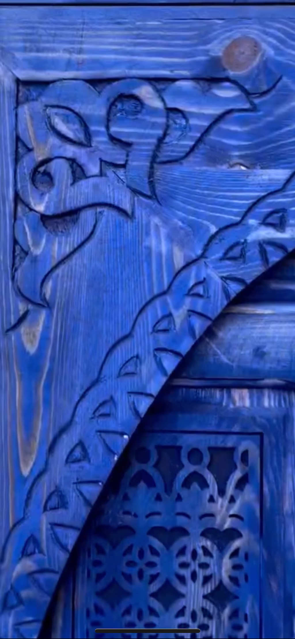 Hand-Carved Moroccan Cedar Wood Door – Arched Rustic Entryway, Statement Home Decor (Copie)