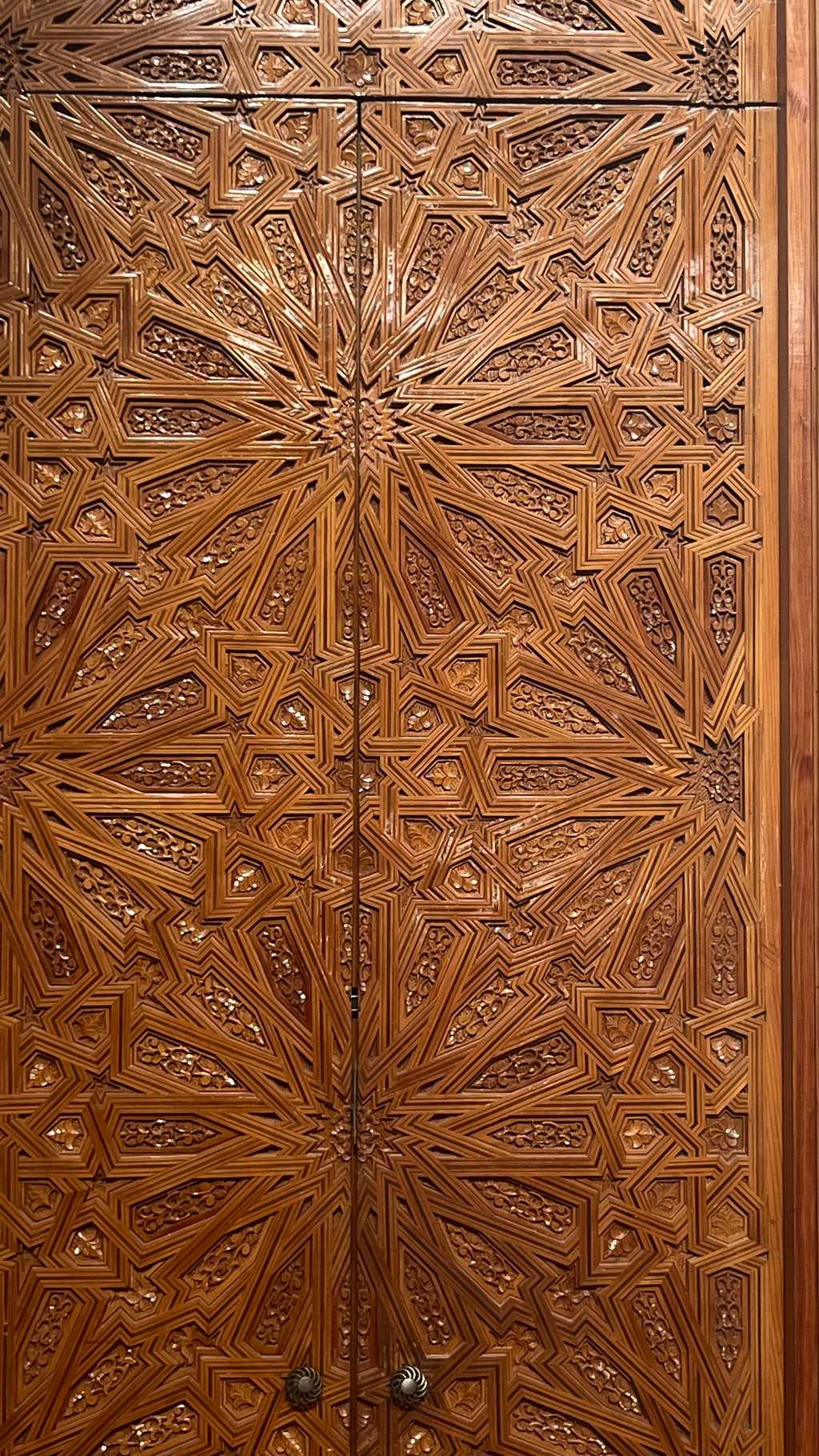 Hand-Carved Moroccan Cedar Wood Door – Arched Rustic Entryway, Statement Home Decor