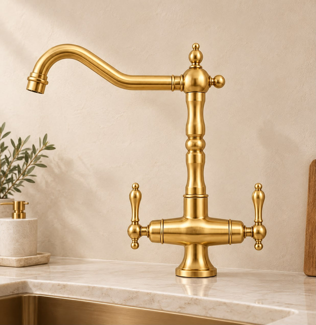 Union Single-Hole Bar Faucet – Unlacquered Solid Brass | English Style Kitchen & Bar Faucet