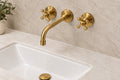 Unlacquered Brass Wall-Mount Pot Filler Faucet with Swing and Folding Arm | morocco brass